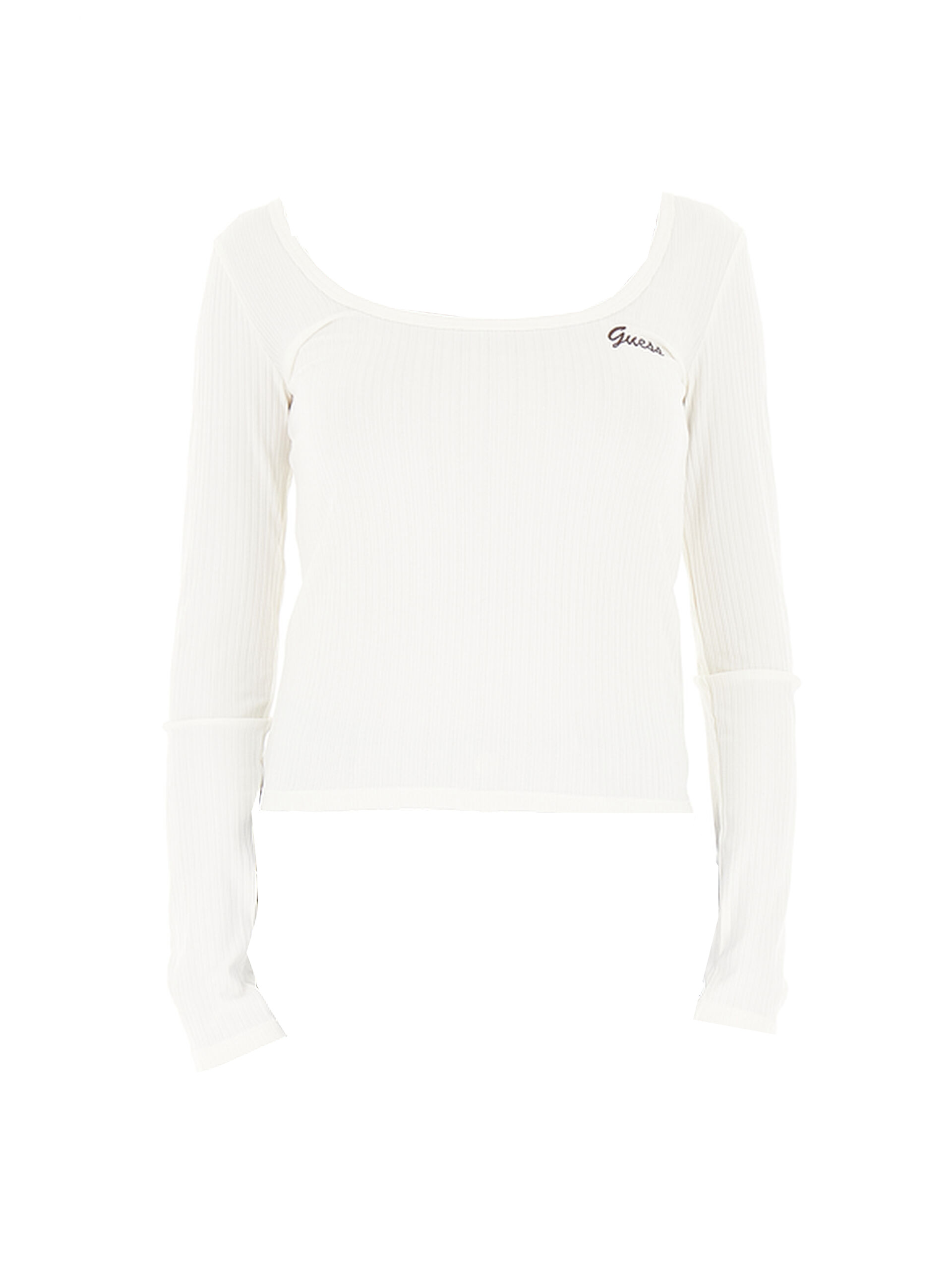 Guess Maglia FABIA LONG SLEEVE  Bianco Panna
