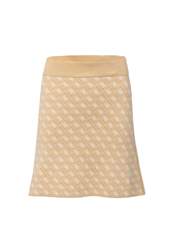 Guess Gonna AUBREY 4G SKIRT SWTR Beige