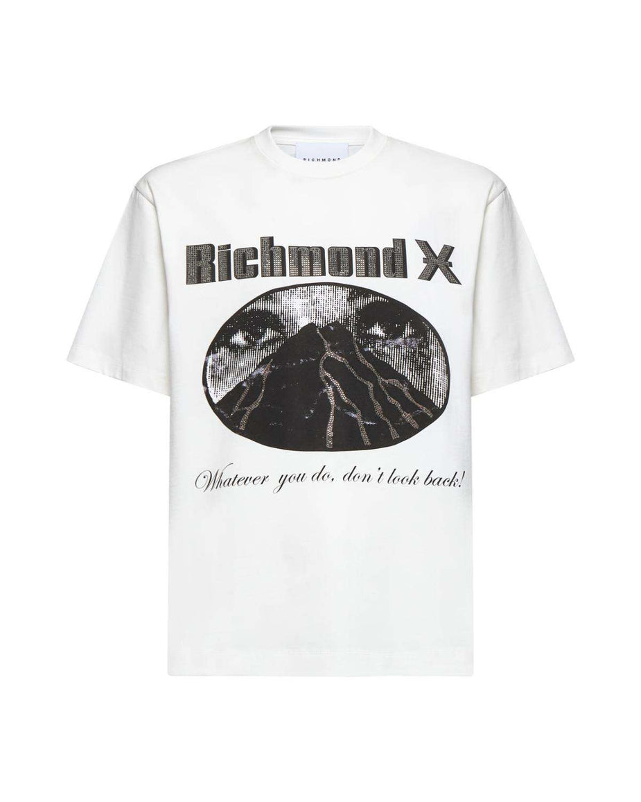Richmond T-shirt UMA25457TS T-SHIRT THALA Bianco