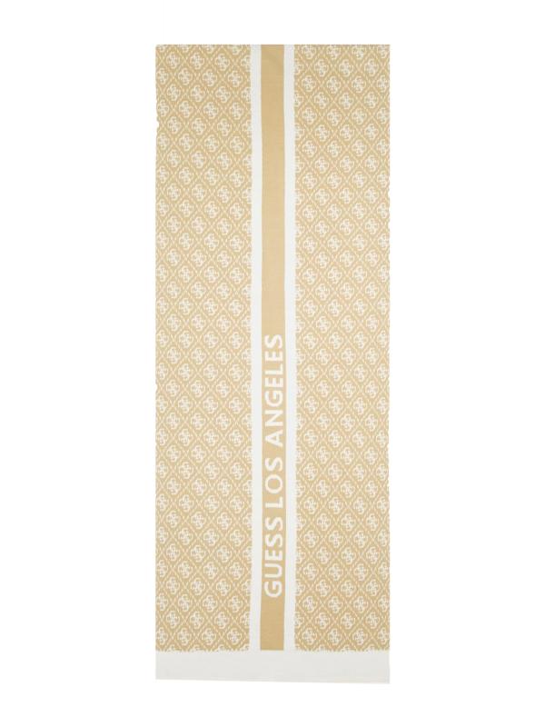 SEVYN 4G LOGO SCARF Beige