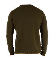 252MA1609UL00924 GIROCOLLO RIGHE  Verde Scuro