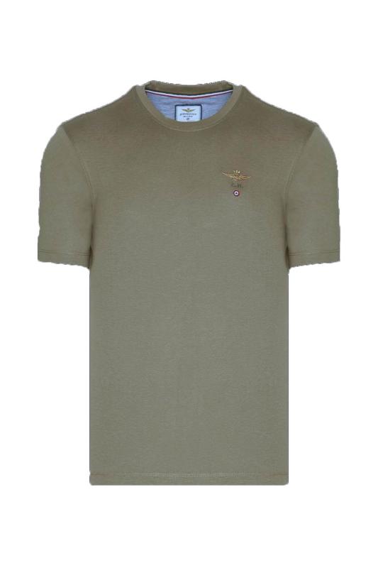 252TS1580UJ00372 MANICA CORTA Verde Militare