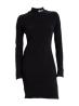 Guess Vestiti ALBA HIGH NECK LS DRESS Nero - Foto 1