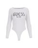 Guess Body W5YP05 K68D2 STRASS LOGO Bianco - Foto 1