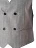 Over D Gilet OE1F2W5I01 GILET DOPPIO PETTO Grigio - Foto 2