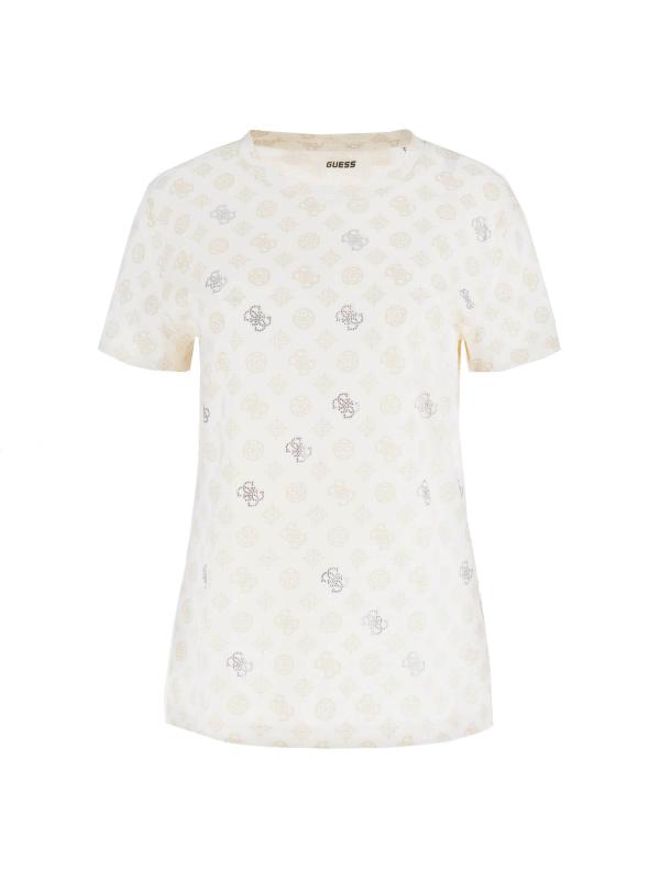 GLORIA PEONY SS T-SHIRT Bianco
