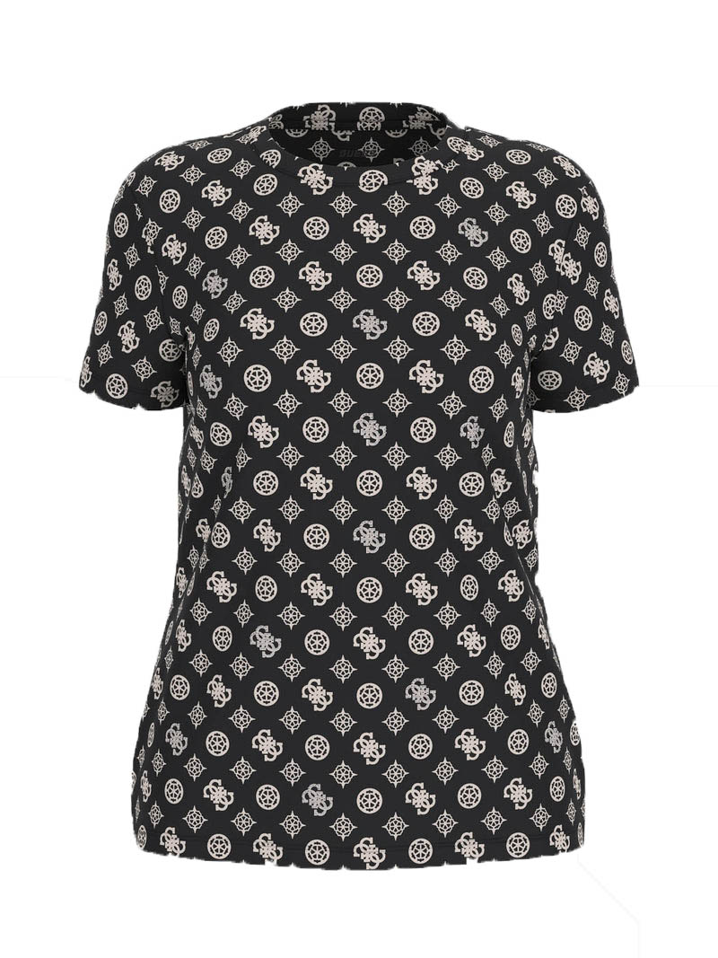 Guess T-shirt GLORIA PEONY SS T-SHIRT Nero