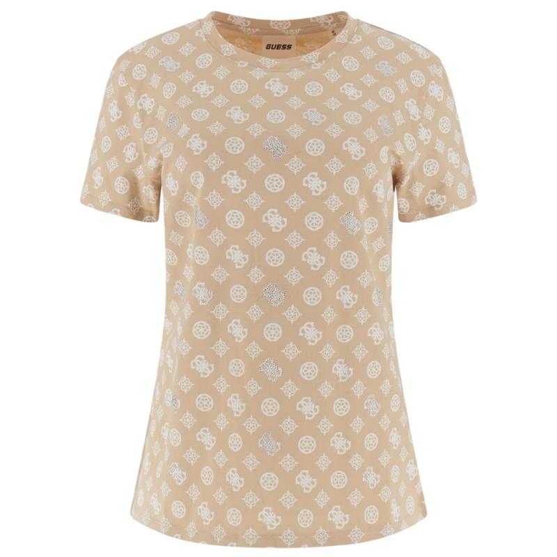 GLORIA PEONY SS T-SHIRT Beige