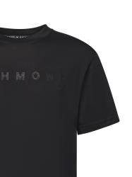 T-SHIRT LOGO IN RILIEVO Nero
