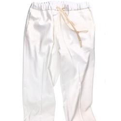 Over D Pantaloni OE1F2W5P23 PANTALACCIO SLIMFITÂ TAS Bianco