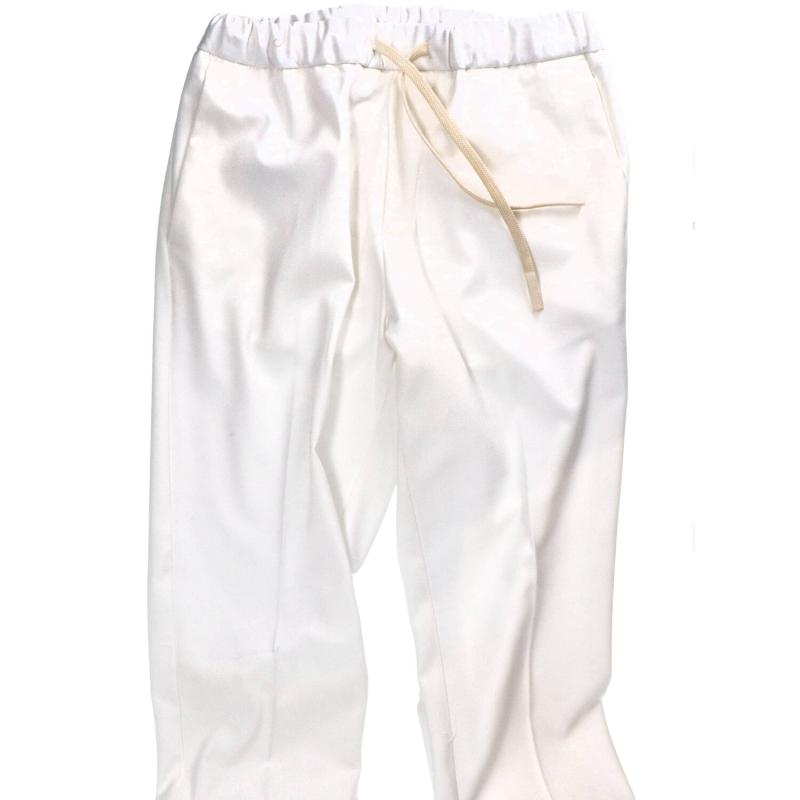 OE1F2W5P23 PANTALACCIO SLIMFITÂ TAS Bianco