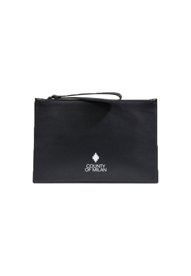 County Of Milan Pochette POCHETTE E.L.STAMPA Nero