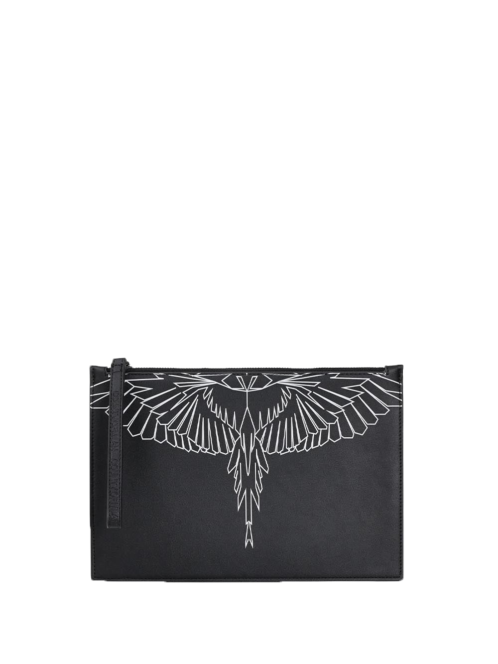 County Of Milan Pochette POCHETTE E.L.STAMPA Bianco/nero