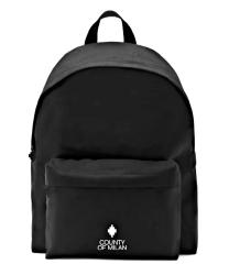 County Of Milan Zaini e marsupi ZAINO NYLON STAMPA  Nero