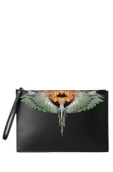 County Of Milan Pochette POCHETTE E.L.STAMPA Verde