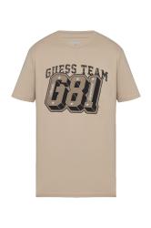 Guess T-shirt MENTORE CN T-SHIRT  Beige