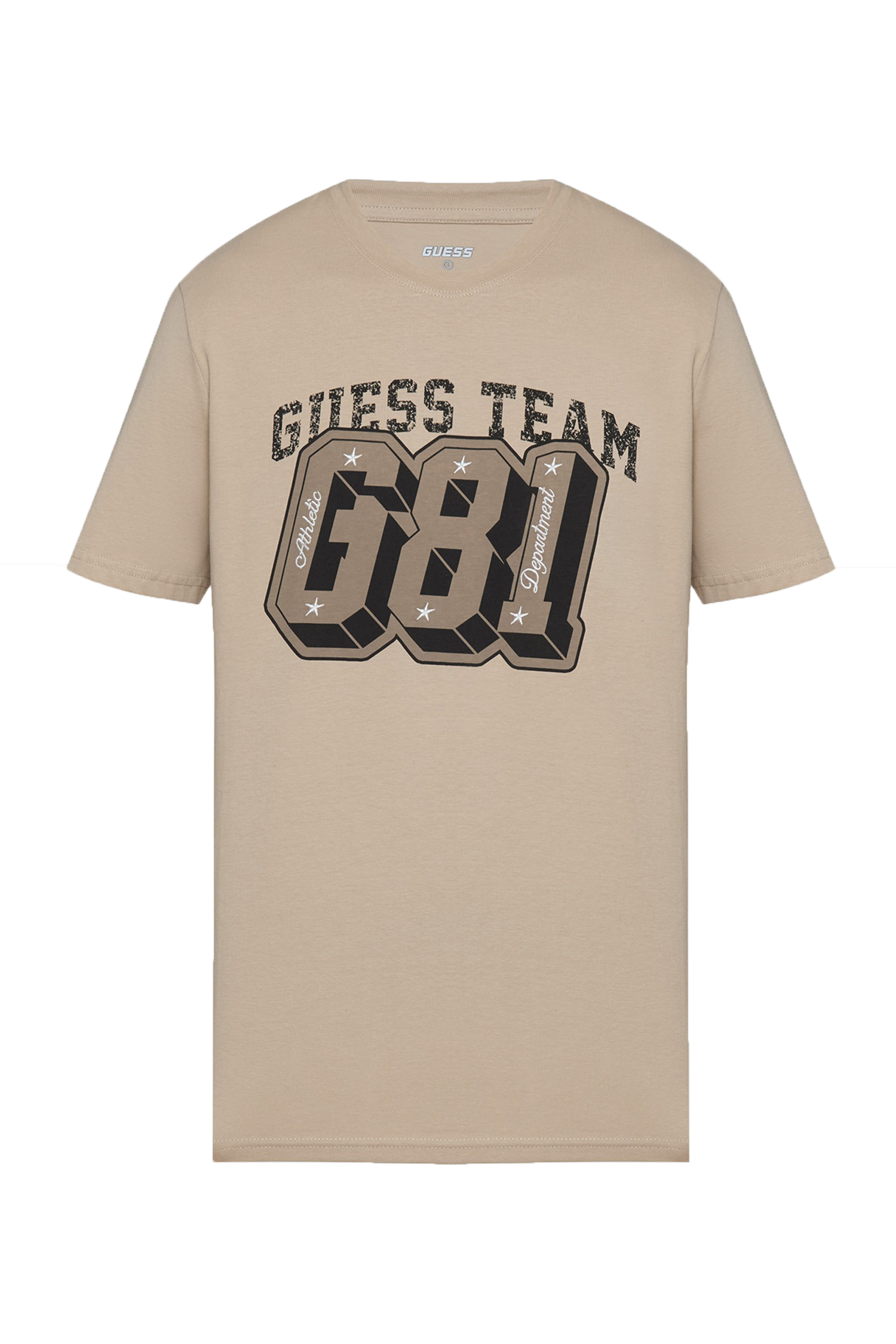 Guess T-shirt MENTORE CN T-SHIRT  Beige