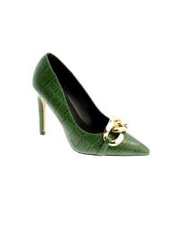 Gold&gold Decolletes GD691 Verde Scuro
