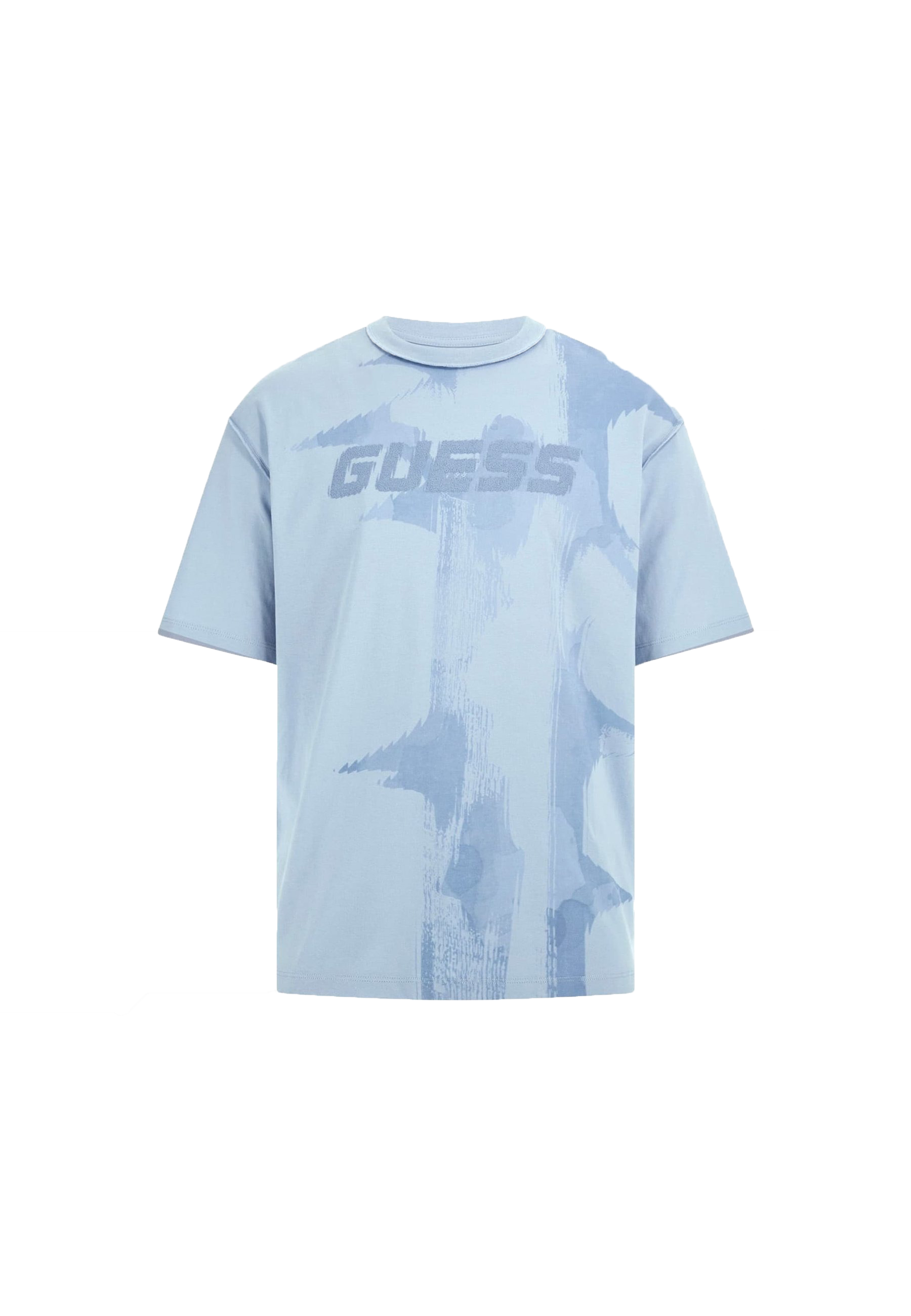 Guess T-shirt ECISTO CN T-SHIRT Azzurro