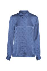 Guess Camicia LS MARTHE LOGO SHIRT  Blu
