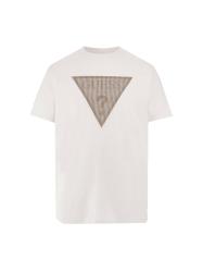 Guess T-shirt CN SS TRIANGLE LOGO TEE Bianco