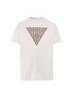 Guess T-shirt CN SS TRIANGLE LOGO TEE Bianco - Foto 1