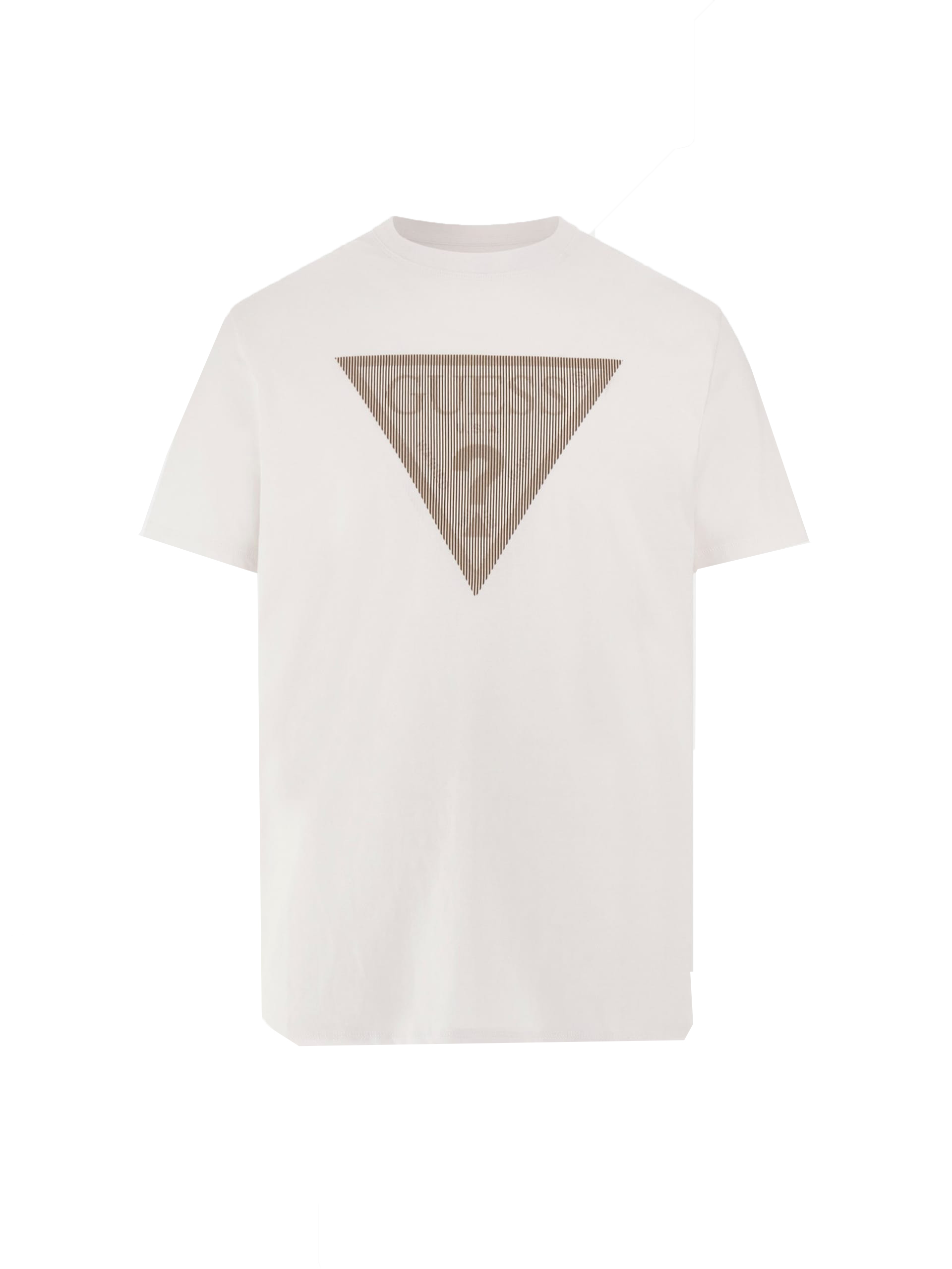 Guess T-shirt CN SS TRIANGLE LOGO TEE Bianco