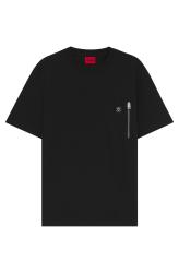 Hugo T-shirt DARGENTEE Nero