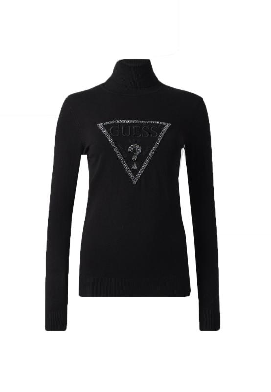 Maglioni LS TN MELANIE TRIANGLE LOGO SW Nero