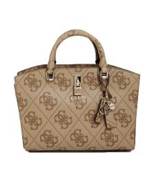 Guess Borse a mano QUEENSLAND LUXURY SATCHEL marrone