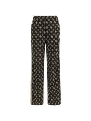Guess Tute PEONY TAPED STRAIGHT LONG PANT  Nero