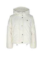 Guess Giubbotti 4G BOXY PUFFER JACKET Beige