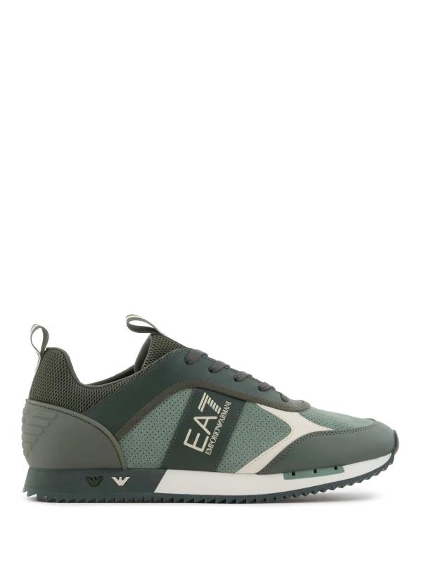 Sneakers Ea7 suede leather Verde