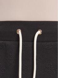 3D PEONY MINI SKIRT Nero