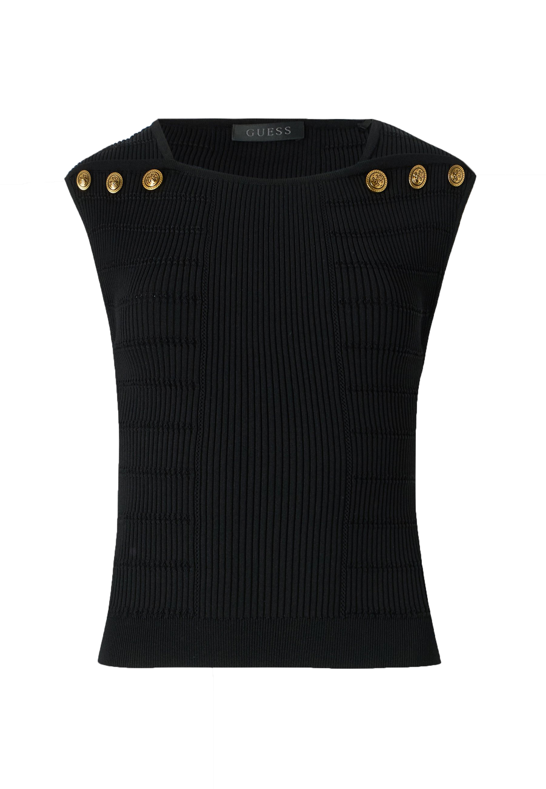 Guess Maglia SL EVANGELINE SWTR Nero