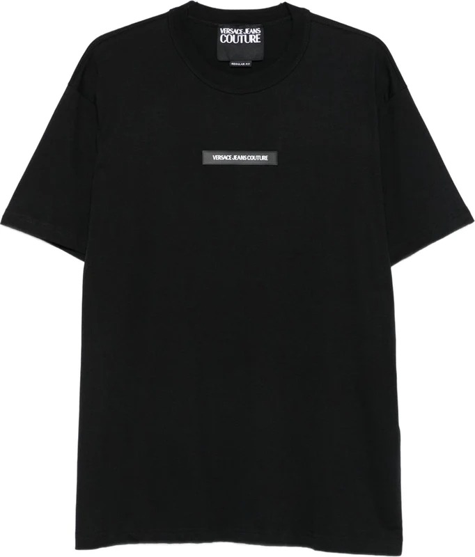 Versace T-shirt 79UP601 R SILICON PATCH  Nero