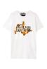 Versace T-shirt 79UP600 S INST. LOGO BOROQUE Bianco - Foto 1