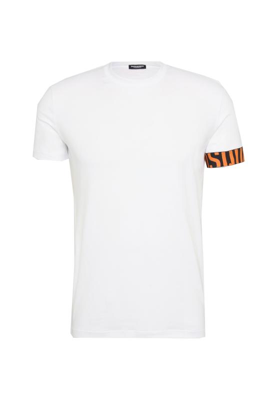 D9M3S59980 ROUND NECK T-SHIRT bianco 