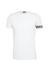 Dsquared2 T-shirt D9M3S59980 ROUND NECK T-SHIRT bianco nero 