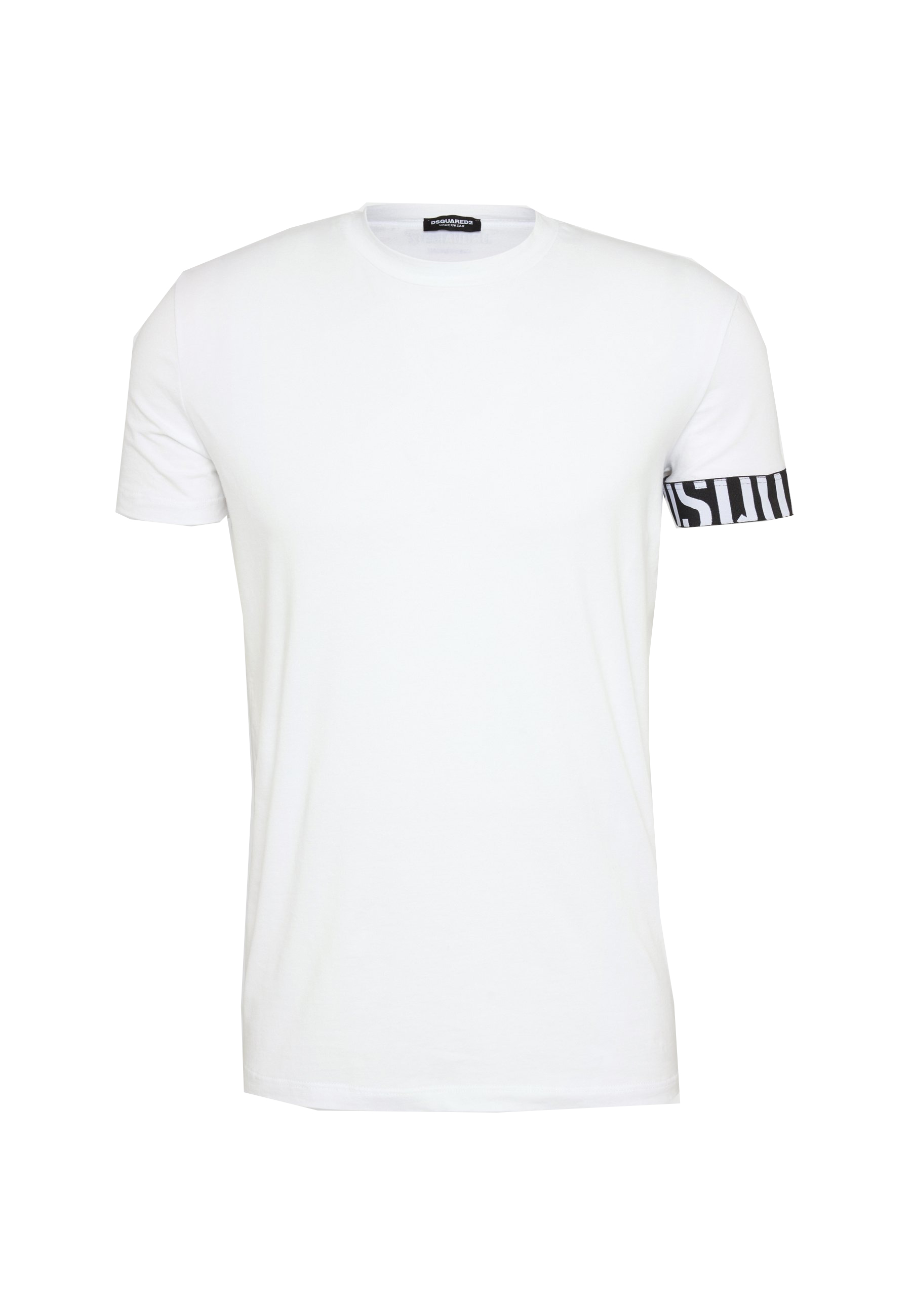 Dsquared2 T-shirt D9M3S59980 ROUND NECK T-SHIRT bianco nero 