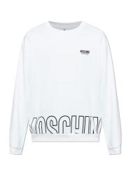 Moschino Felpe V1A1711 LETTERING BASIC Bianco