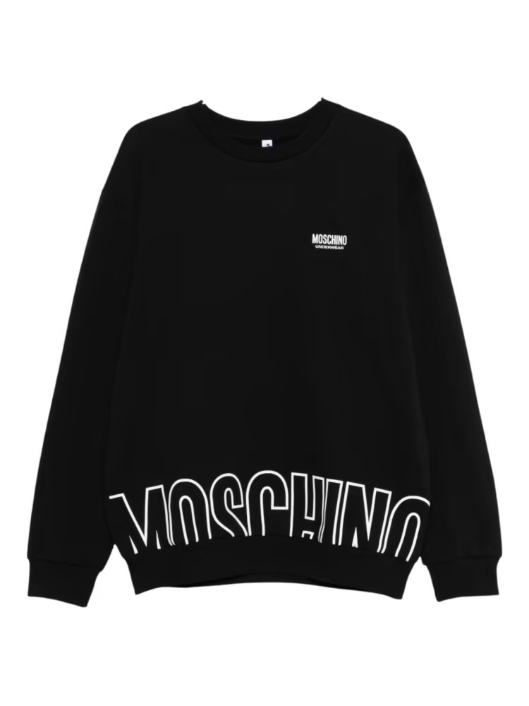 Moschino Felpe V1A1711 LETTERING BASIC Nero