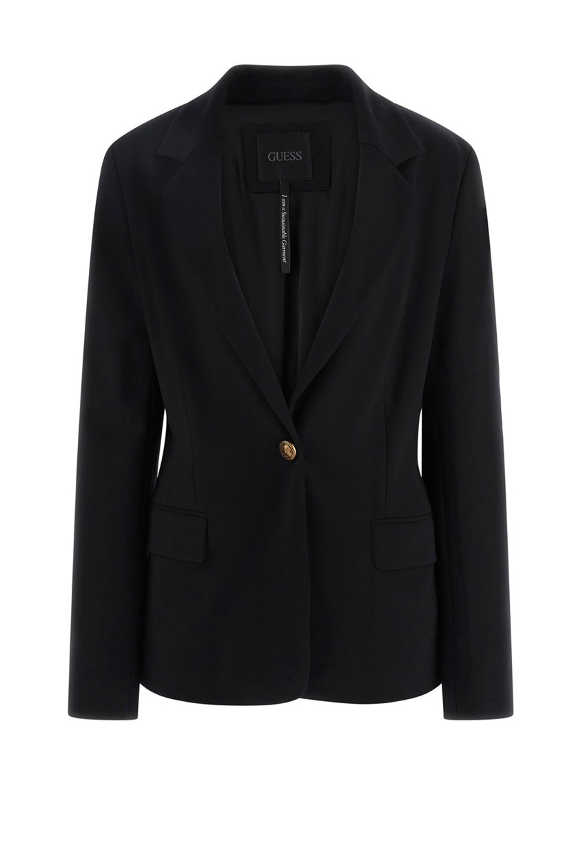 Guess Giacca CHISSY SINGLE BREAST BLAZER Nero