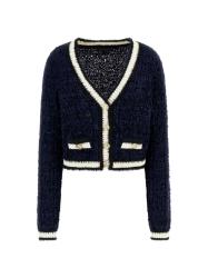 Guess Cardigan LS VN AOMORI TAPE YARN CARDI Blu