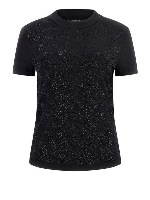 T-shirt MOCK NECK ALL OVER 4G TEE Nero