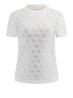 Guess T-shirt T-shirt MOCK NECK ALL OVER 4G TEE Bianco - Foto 1