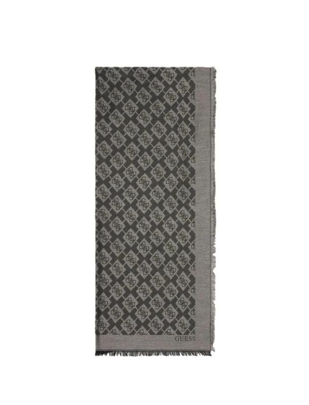 SCARF JACQUARD 90X200 Nero