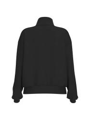 OCTAVIA HIGH NECK FULL-ZIP SWE Nero