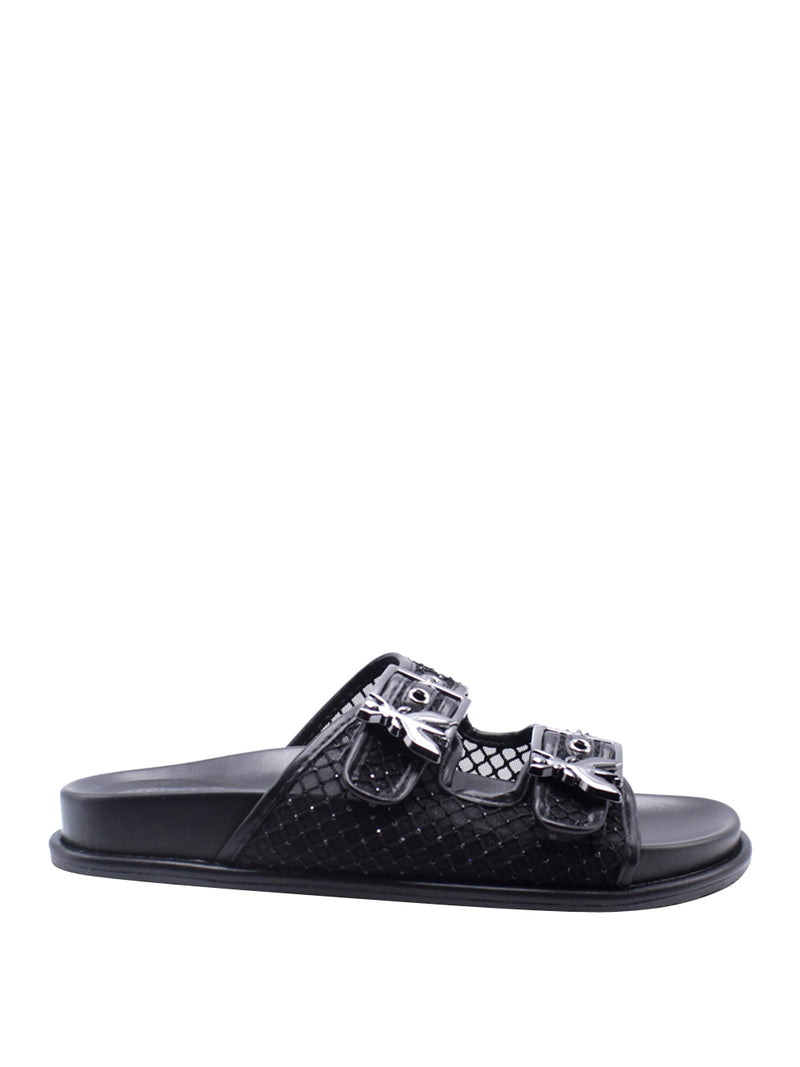 Patrizia Pepe Girl Sandali Sandali PPJ337 Ecoleather double string nero nero