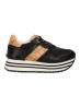 Alviero Martini Sneakers Sneakers Platform lurex e mappa geo Nero - Foto 1